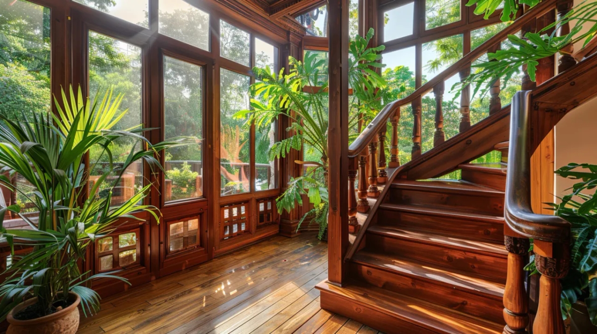 Balustrada Drewniana: Naturalne Piękno na Schodach i Tarasie